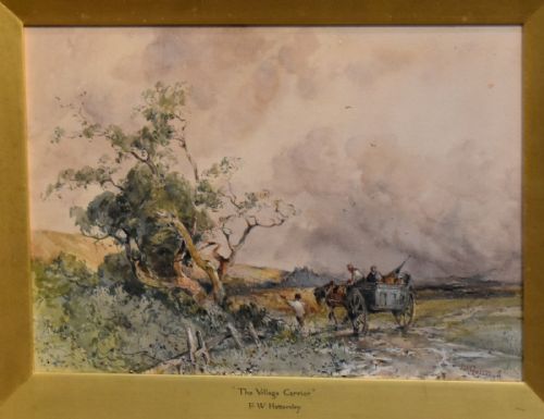 FINE PAIR OF WATERCOLOURS BY FREDERICK WILLIAM HATTERSLEY - ADDITIONAL PHOTO 3
