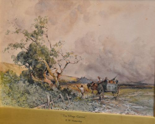 FINE PAIR OF WATERCOLOURS BY FREDERICK WILLIAM HATTERSLEY - ADDITIONAL PHOTO 4
