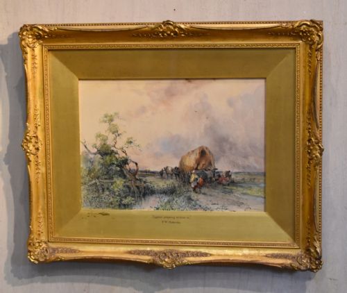 FINE PAIR OF WATERCOLOURS BY FREDERICK WILLIAM HATTERSLEY - ADDITIONAL PHOTO 5