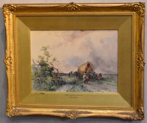 FINE PAIR OF WATERCOLOURS BY FREDERICK WILLIAM HATTERSLEY - ADDITIONAL PHOTO 6