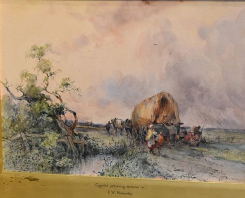 FINE PAIR OF WATERCOLOURS BY FREDERICK WILLIAM HATTERSLEY - ADDITIONAL PHOTO 8