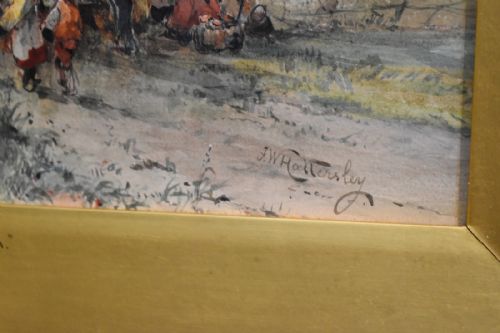 FINE PAIR OF WATERCOLOURS BY FREDERICK WILLIAM HATTERSLEY - ADDITIONAL PHOTO 10