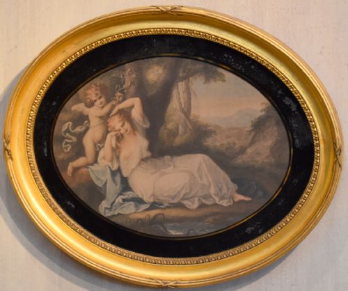 PAIR OF GEORGIAN PRINTS AFTER ANGELICA KAUFFMAN - ADDITIONAL PHOTO 8