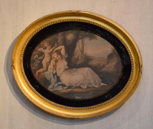 PAIR OF GEORGIAN PRINTS AFTER ANGELICA KAUFFMAN - ADDITIONAL PHOTO 9