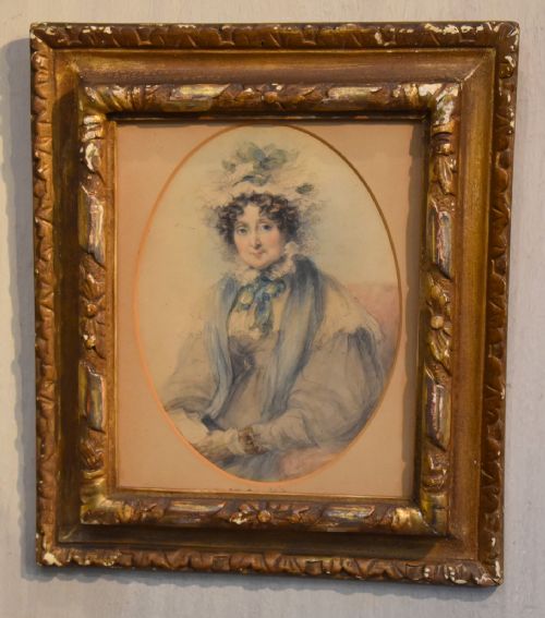 FINE LATE REGENCY WATERCOLOUR PORTRAIT - ADDITIONAL PHOTO 1