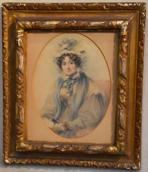 FINE LATE REGENCY WATERCOLOUR PORTRAIT - ADDITIONAL PHOTO 2