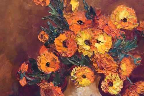 STILL LIFE OIL PAINTING BY MARY E ODDIE - ADDITIONAL PHOTO 2