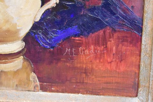 STILL LIFE OIL PAINTING BY MARY E ODDIE - ADDITIONAL PHOTO 3