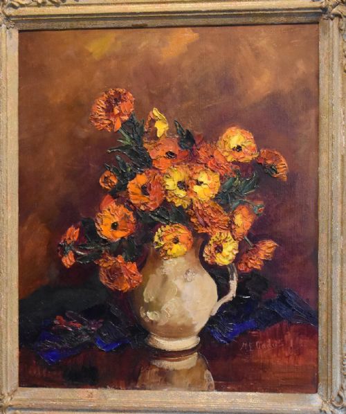 STILL LIFE OIL PAINTING BY MARY E ODDIE - ADDITIONAL PHOTO 4