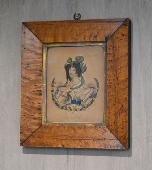 victorian print the shamrock of ireland - CATEGORY: ANTIQUE ART - DATED VICTORIAN