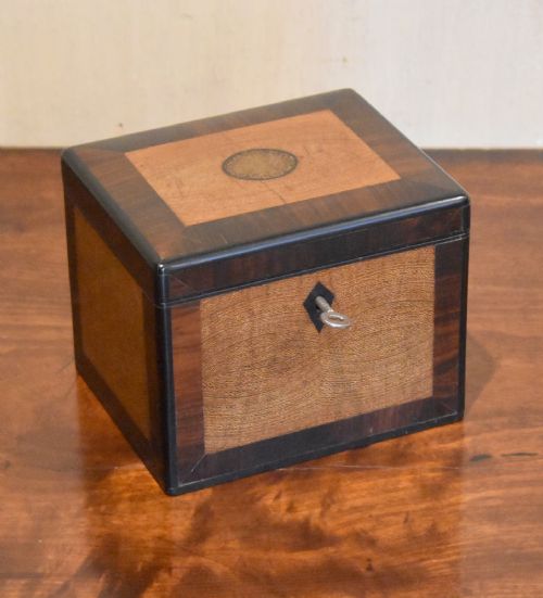 fine french box in rosewood ebony and exotic wenge wood - CATEGORY: ANTIQUE BOXES - DATED 1880