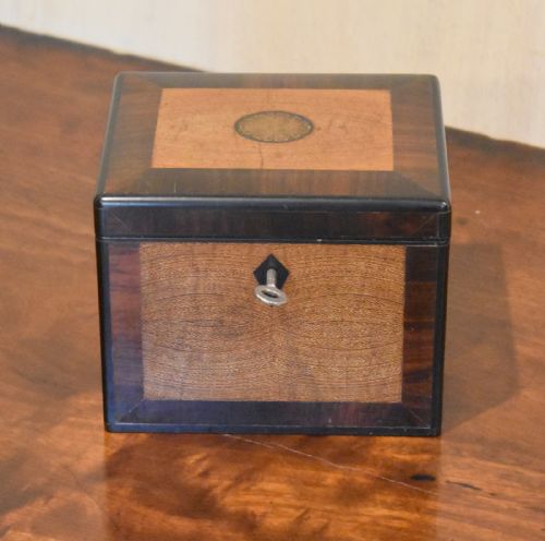 FINE FRENCH BOX IN ROSEWOOD EBONY AND EXOTIC WENGE WOOD - ADDITIONAL PHOTO 1