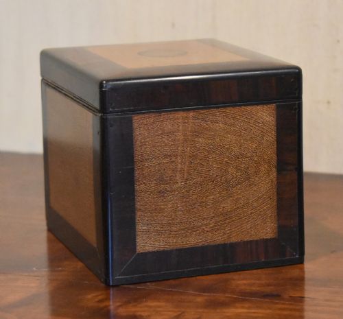 FINE FRENCH BOX IN ROSEWOOD EBONY AND EXOTIC WENGE WOOD - ADDITIONAL PHOTO 3