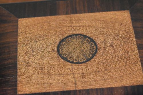 FINE FRENCH BOX IN ROSEWOOD EBONY AND EXOTIC WENGE WOOD - ADDITIONAL PHOTO 5