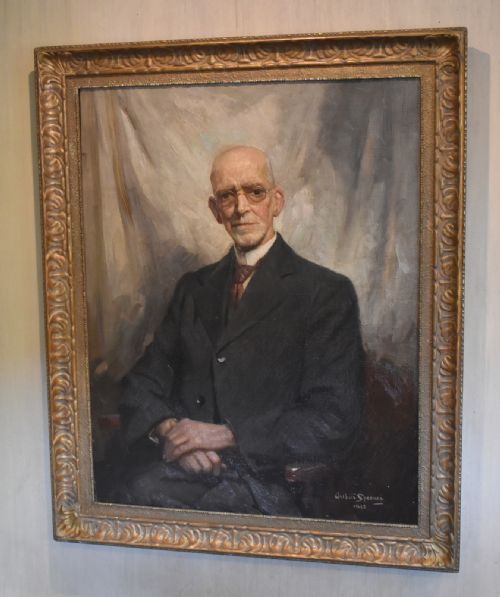 PORTRAIT OF A GENTLEMEN OIL PAINTING BY ARTHUR SPOONER - ADDITIONAL PHOTO 2