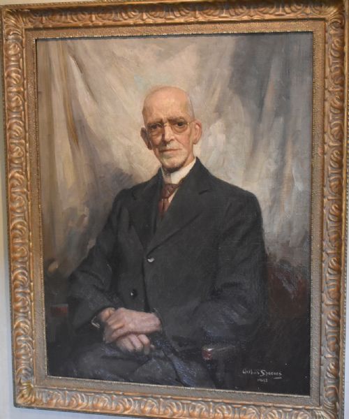 PORTRAIT OF A GENTLEMEN OIL PAINTING BY ARTHUR SPOONER - ADDITIONAL PHOTO 3