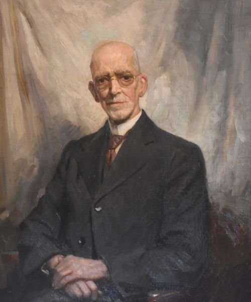 PORTRAIT OF A GENTLEMEN OIL PAINTING BY ARTHUR SPOONER - ADDITIONAL PHOTO 4