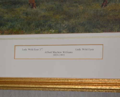 WATERCOLOUR OF PRIZED CATTLE BY ALFRED MAYHEW WILLIAMS - ADDITIONAL PHOTO 5