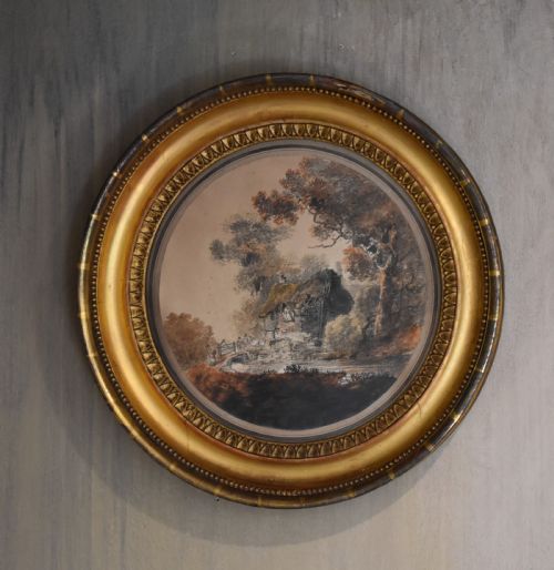 cottage watercolour by william payne 17601830 - CATEGORY: ANTIQUE ART - DATED GEORGIAN