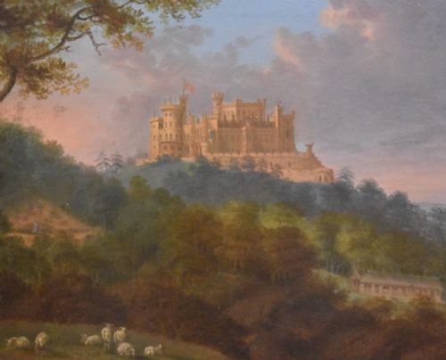 LANDSCAPE OIL PAINTING OF BELVOIR CASTLE - ADDITIONAL PHOTO 4
