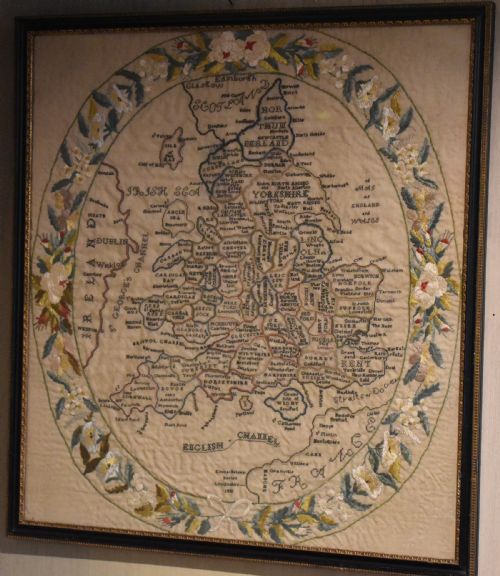 FINE WILLIAM IV MAP SAMPLER - ADDITIONAL PHOTO 1