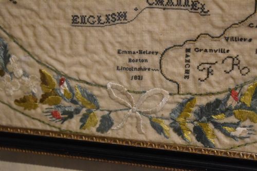 FINE WILLIAM IV MAP SAMPLER - ADDITIONAL PHOTO 6