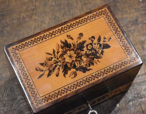 TUNBRIDGE WARE STATIONERY BOX BY EDMUND NYE - ADDITIONAL PHOTO 5