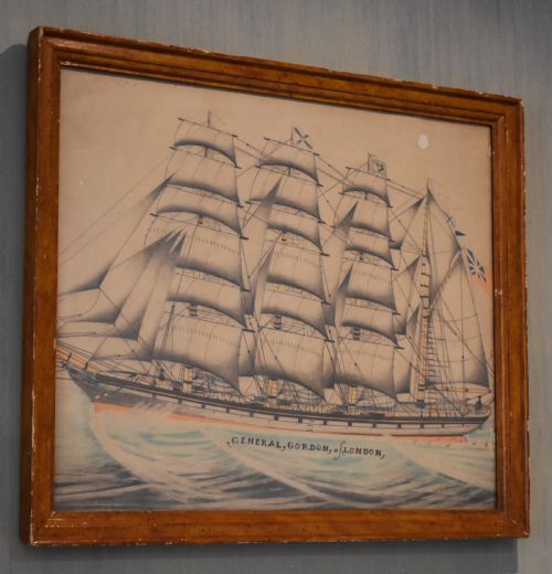 DRAWING OF A SHIP THE GENERAL GORDON OF LONDON - ADDITIONAL PHOTO 5