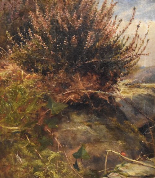 VICTORIAN OIL PAINTING BY ALEXANDER HARRISON - ADDITIONAL PHOTO 3