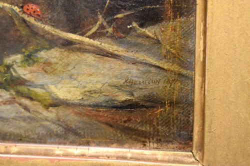 VICTORIAN OIL PAINTING BY ALEXANDER HARRISON - ADDITIONAL PHOTO 5