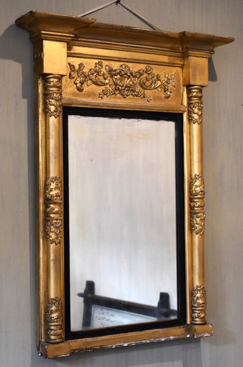 LATE REGENCY GILT MIRROR - ADDITIONAL PHOTO 1