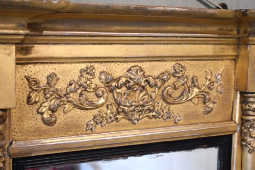 LATE REGENCY GILT MIRROR - ADDITIONAL PHOTO 4