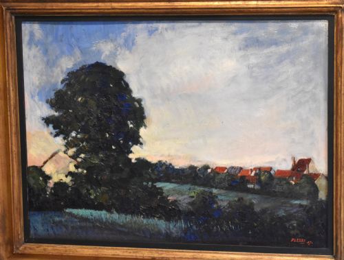 IMPRESSIONIST LANDSCAPE OIL PAINTING BY SYLVIE PLESSY - ADDITIONAL PHOTO 2