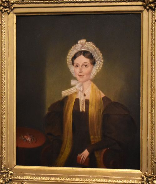 VICTORIAN OIL PORTRAIT OF A LADY - ADDITIONAL PHOTO 2