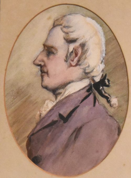 IRISH GEORGIAN WATERCOLOUR PORTRAIT - ADDITIONAL PHOTO 3