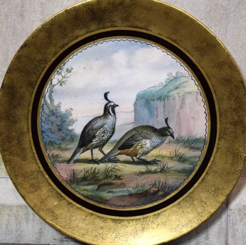 UNUSUAL DOULTON BURSLEM CABINET PLATE - ADDITIONAL PHOTO 1