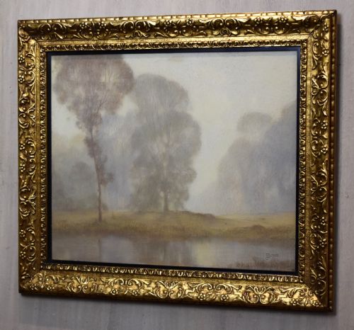 MORNING MISTS PASTEL LANDSCAPE BY HJDUTTON - ADDITIONAL PHOTO 1