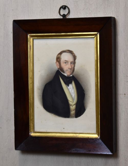 watercolour portrait by ignaz rungaldier 17991876 - CATEGORY: ANTIQUE ART - DATED 19TH CENTURY
