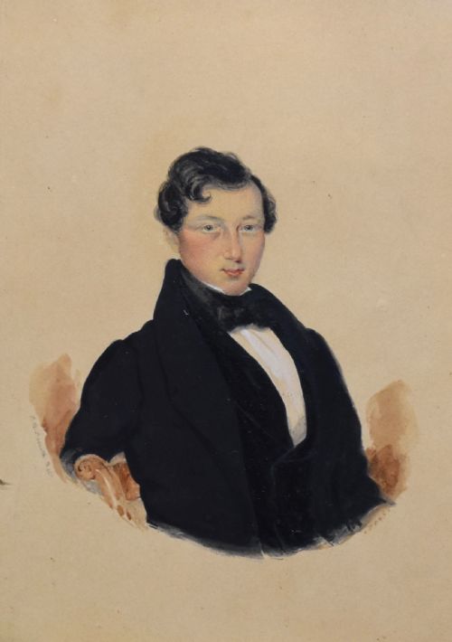 WATERCOLOUR PORTRAIT BY J B SMITH - ADDITIONAL PHOTO 4