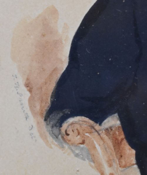 WATERCOLOUR PORTRAIT BY J B SMITH - ADDITIONAL PHOTO 5