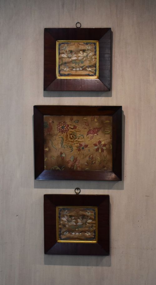 THREE LATE GEORGIAN NEEDLEWORKS - ADDITIONAL PHOTO 1