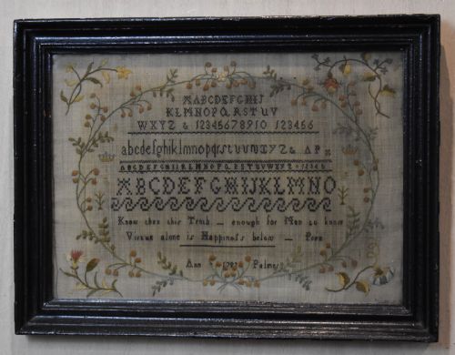 GEORGIAN SAMPLER BY ANN PALMER 1797 - ADDITIONAL PHOTO 1