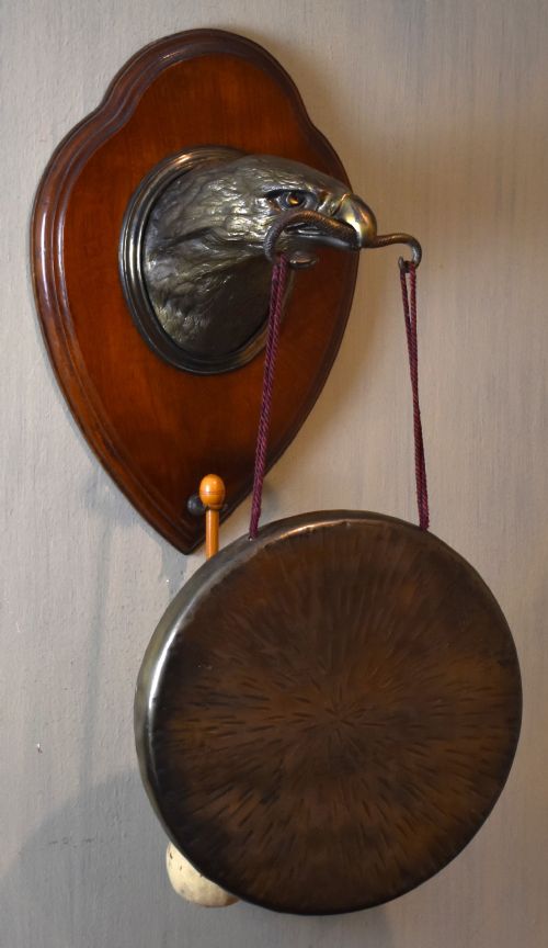 EAGLE WALL GONG BY WILLIAM TONKS AND SON - ADDITIONAL PHOTO 3