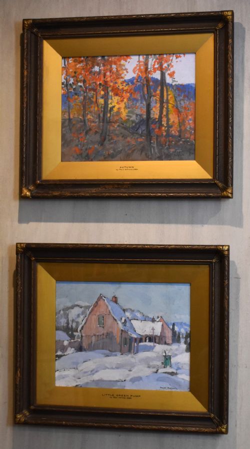 pair of canadian landscape paintings by paul alfred 18921959 - CATEGORY: ANTIQUE ART - DATED 1920