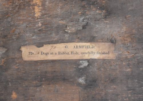 OIL PAINTING OF TERRIERS BY GEORGE ARMFIELD 18101893 - ADDITIONAL PHOTO 8
