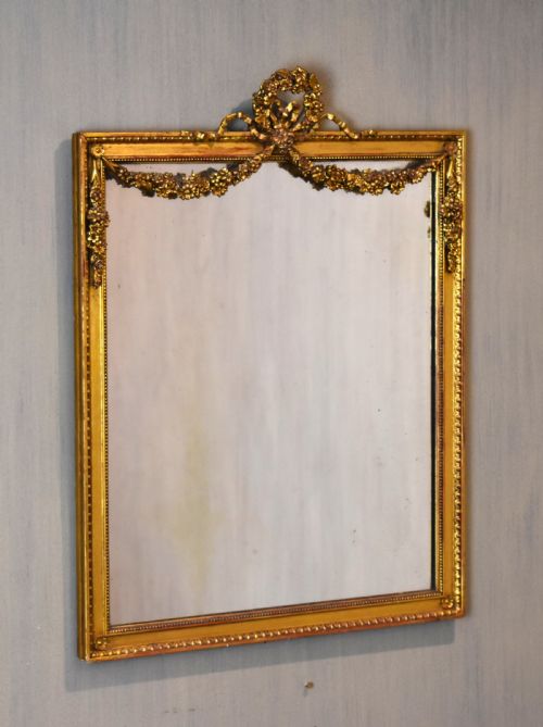 fine victorian gilt wall mirror - CATEGORY: ANTIQUE MIRRORS - DATED 1890
