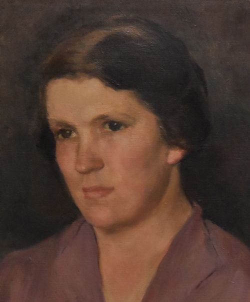 PORTRAIT OIL PAINTING BY GERTRUDE HINDLE - ADDITIONAL PHOTO 2