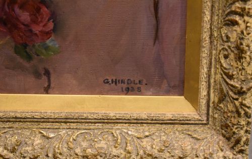 PORTRAIT OIL PAINTING BY GERTRUDE HINDLE - ADDITIONAL PHOTO 4