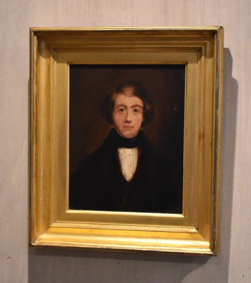 early victorian oil portrait of a gentleman - CATEGORY: ANTIQUE ART - DATED VICTORIAN