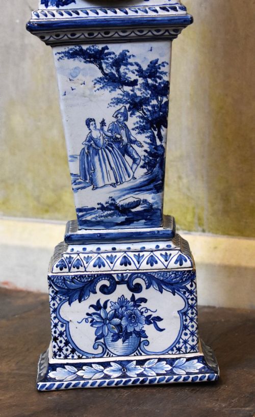 DELFT MINIATURE LONGCASE CLOCK - ADDITIONAL PHOTO 2